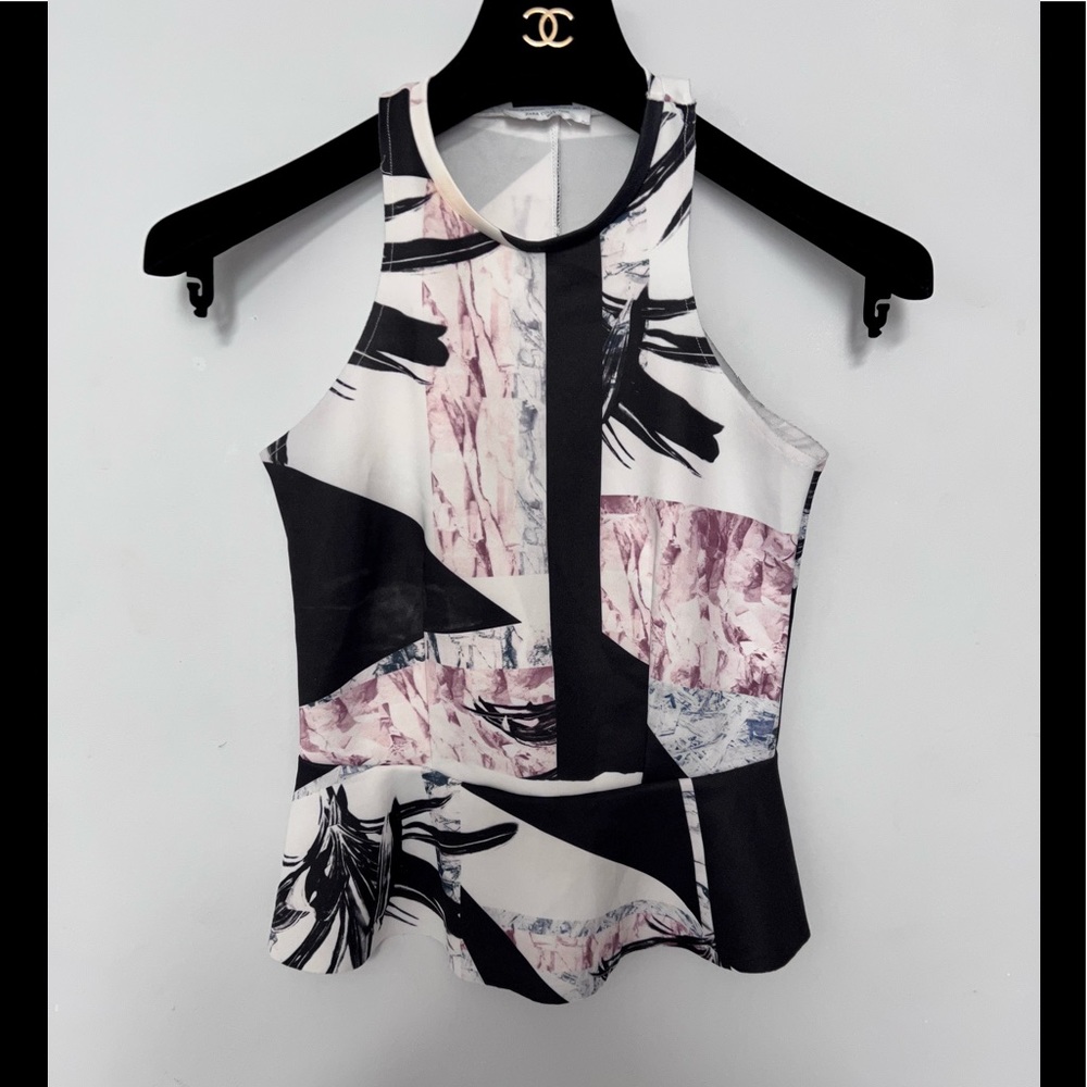 Zara Collection W&B Top